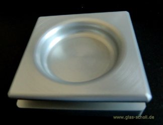 Glas Scholl Webshop, selbstklebende runde Klebepads d=50mm für  Griffmuschelverklebung (Paar) dunkelgrau d=50