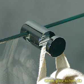 Handtuchhalter (aufsteckbar) Edelstahlfinish PVD