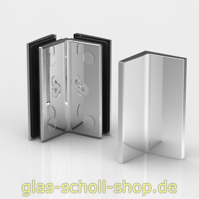 Glas Scholl Winkelverbinder GlasGlas 90