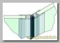 Magnetprofil 135°/Fünfeck (2500mm) Duschdichtung für 6-8mm Glas - ÜBERLÄNGE 